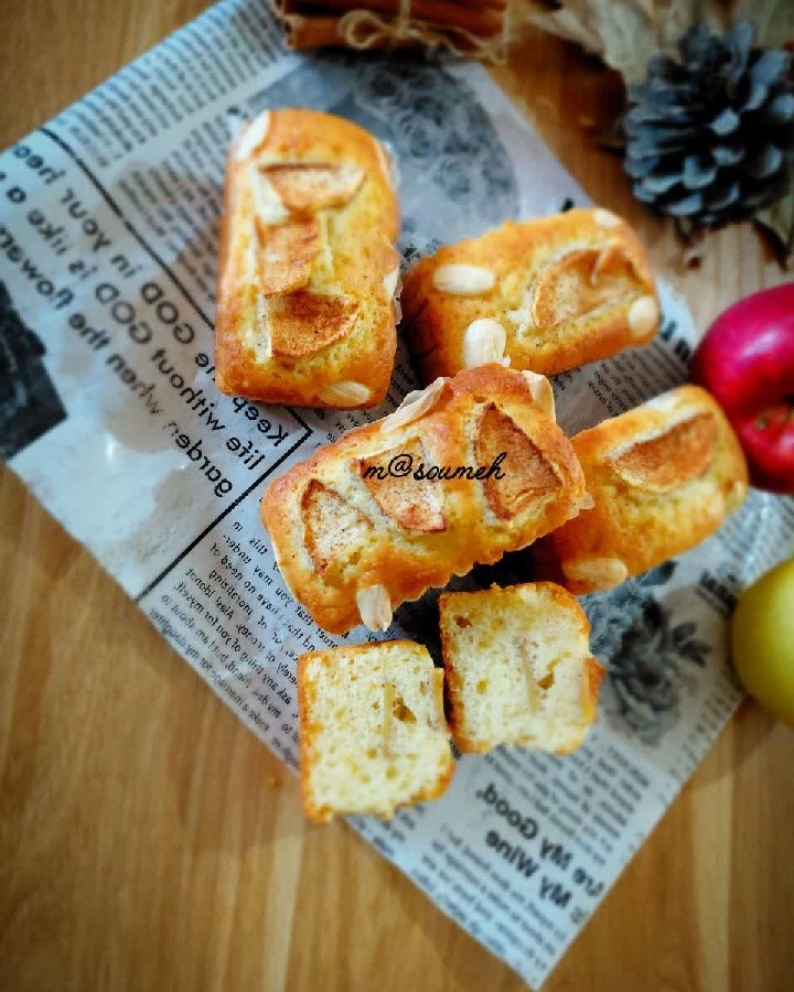 #کیک_سیب_دارچین