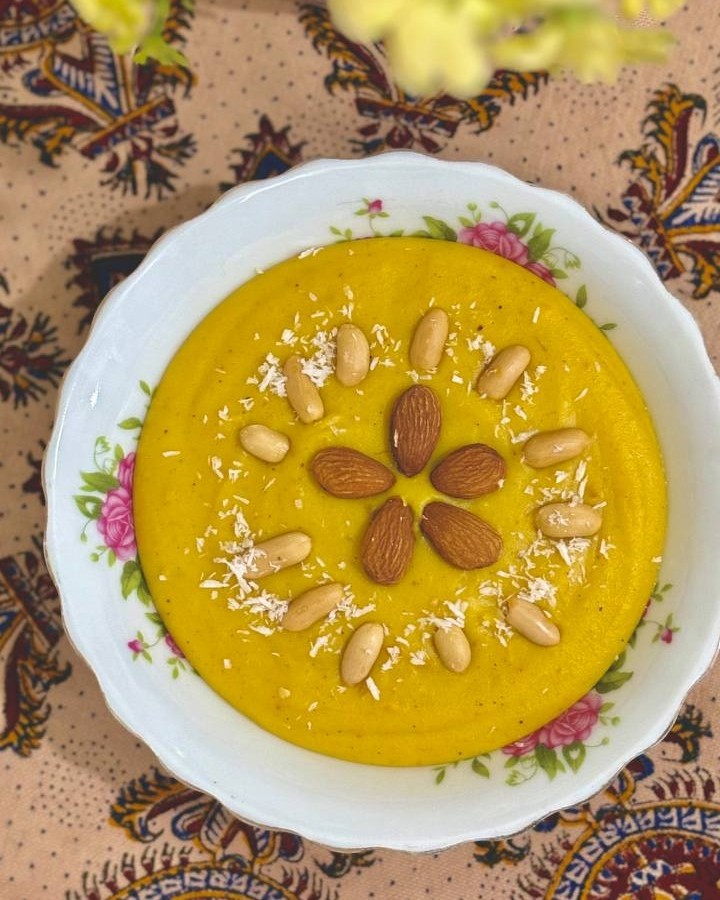 کاچی با شیر