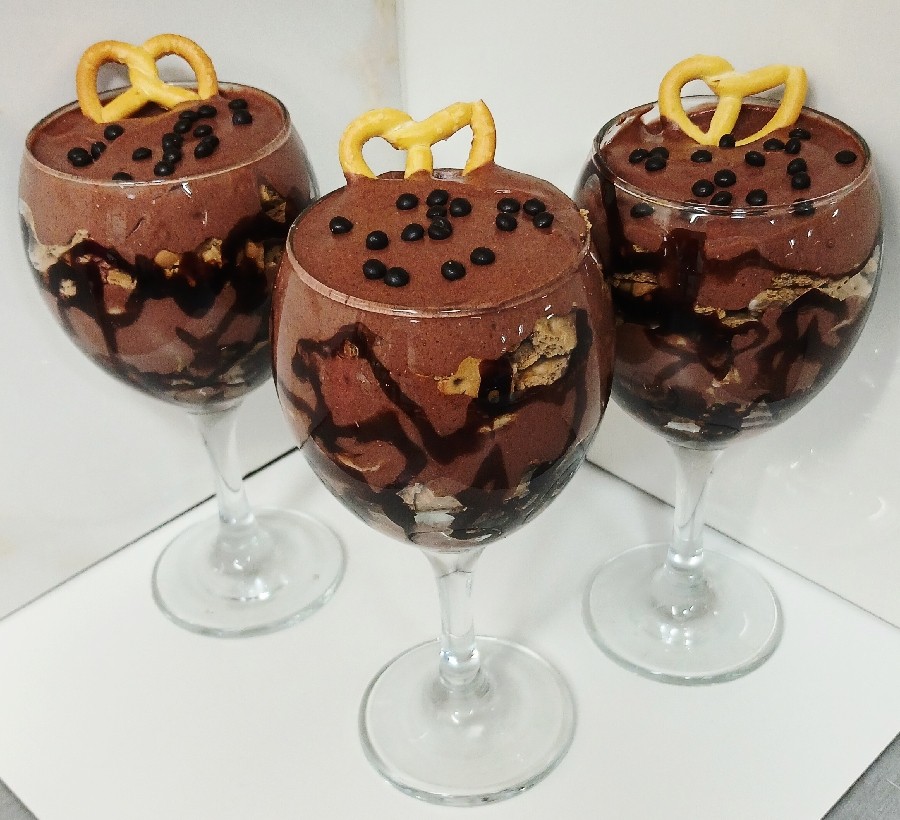 دسر پودینگ شکلاتی 