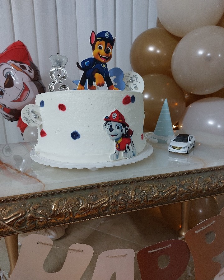 کیک تولد پسر جان