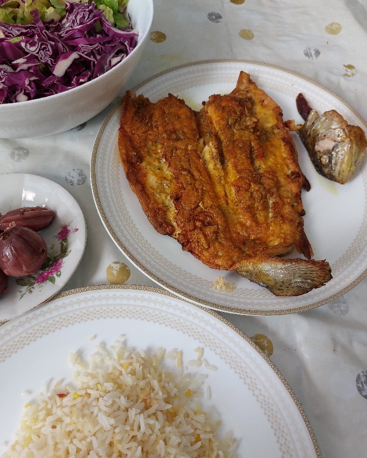 ماهی سرخ شده