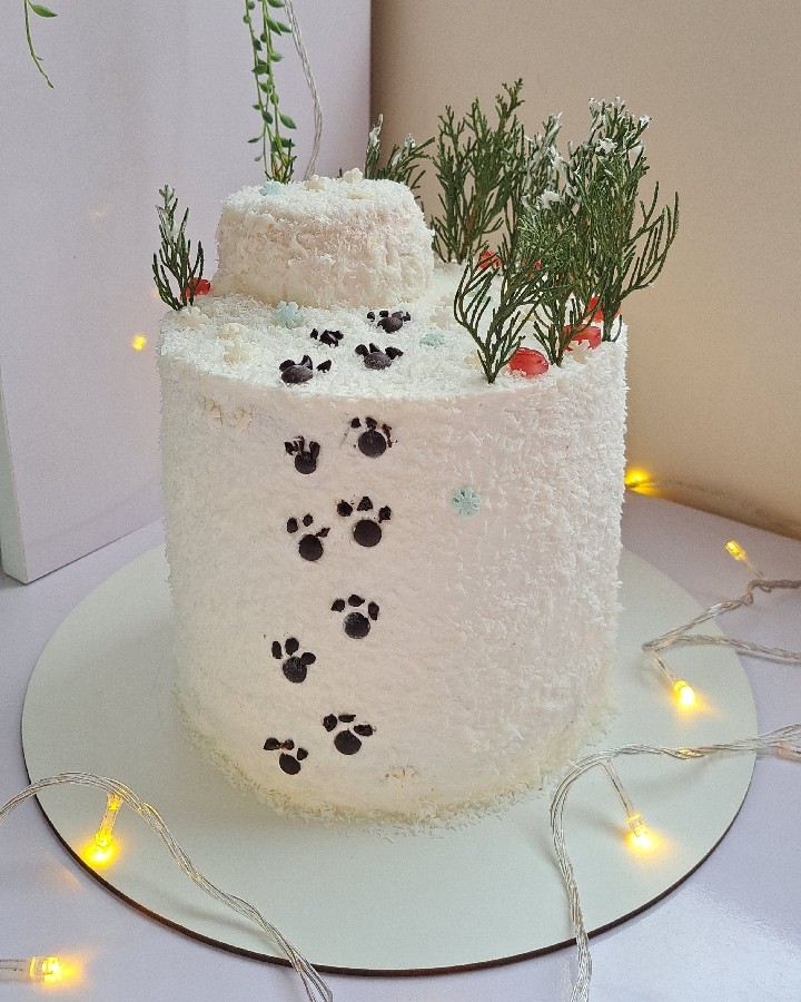 کیک شکلاتی خامه‌ای