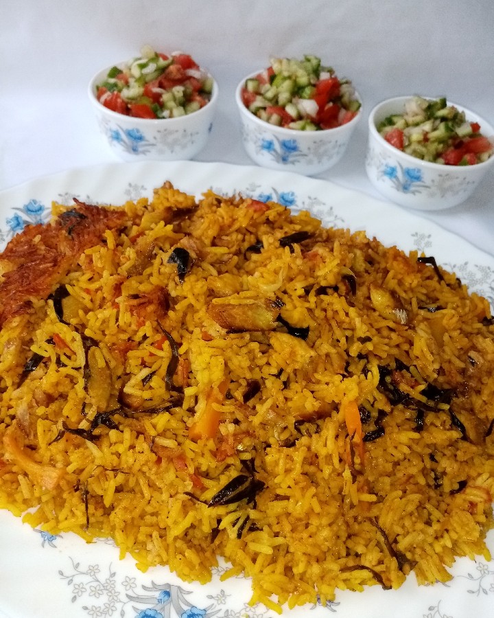 ماهی پلو با عطر ترخون تازه جنوبی پز 
