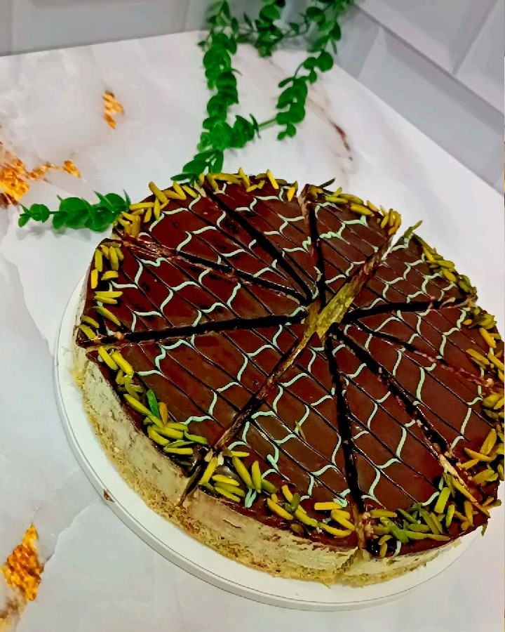 چیز کیک دبی چاکلت