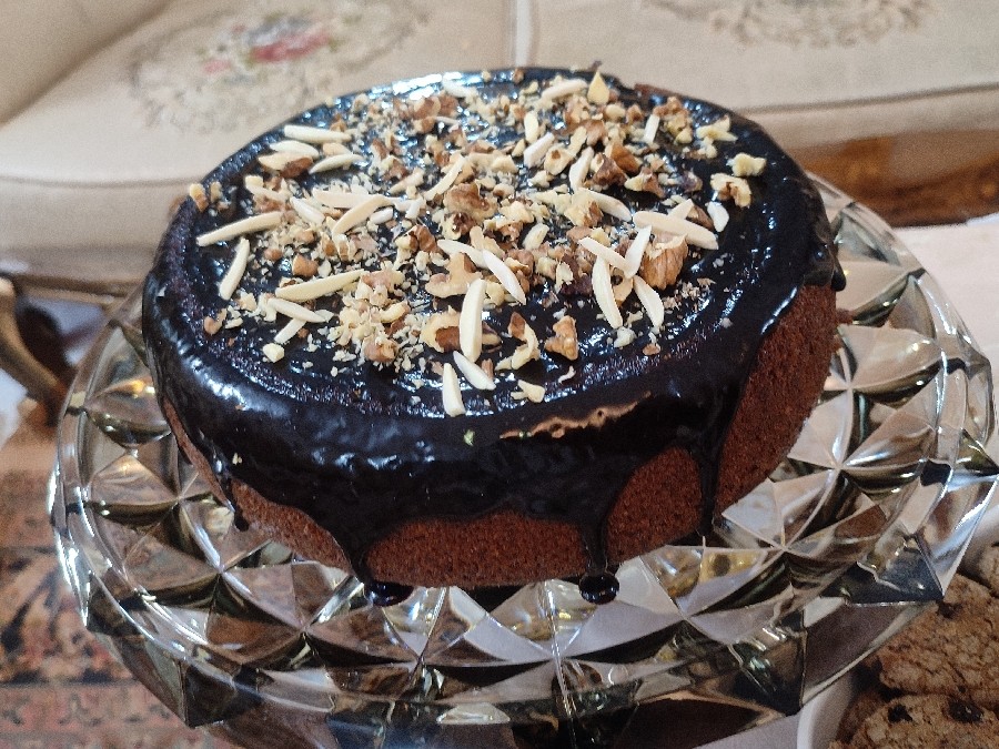 کیک شکلاتی راضی پز