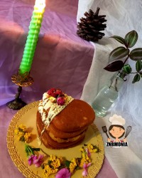 پنکیک هویج و گردو