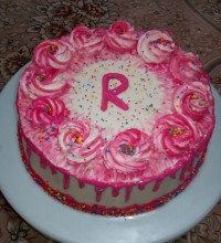 کیک برای تولد مامانم