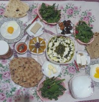 سفره ی ششمین افطار سال ۱۴۰۱