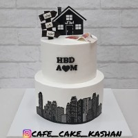 کیک دو طبقه