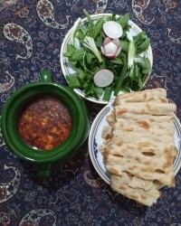 افطاری شب دهم ماه مبارک رمضان۱۴۰۱ آبگوشت