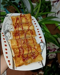 سمبوسه با خمیر یوفکا