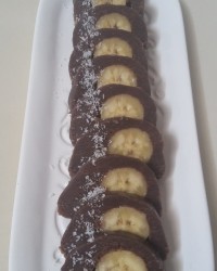 رولت حلوای موزی دو رنگ