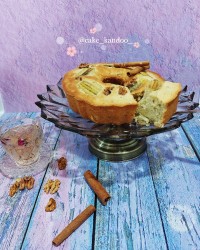 کیک موز گردو