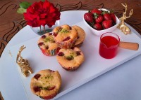 مافین توت فرنگی