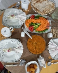 افطاری روز هشتم ماه مبارک رمضان