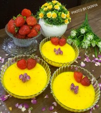 کاسترد خانگی بدون پودر کاسترد