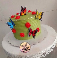 کیک زیبای بهاری