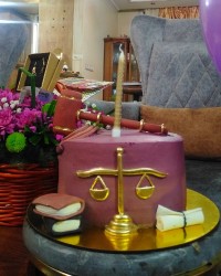 کیک تولدم 22 اسفند (شاهکار سمانه حبیبی عزیزم)