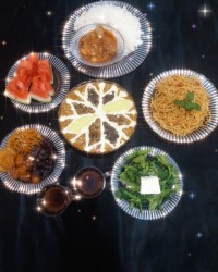 افطاری شب دوازدهم ماه رمضان