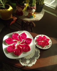 ژله با پودینگ