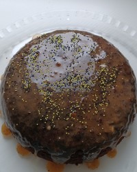 کیک کاکائویی تابه ای دختر پز