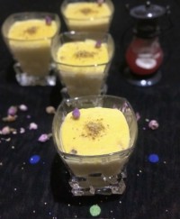 فرنی بستنی پسته وزعفران