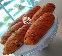 نان بریوش شکلاتی
