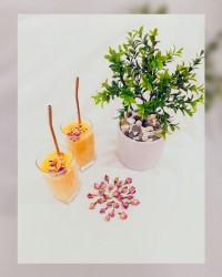فرنی بستنی پسته وزعفران بدون ژلاتین قرار گروهی آشپزی با عشق ❤