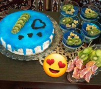 کیک تولد خودم پز