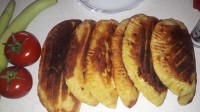پن کیک سیب زمینی مغز دار (گیاهی)