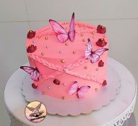 کیک بهاری دخترونه یه سفارش پر تکرار