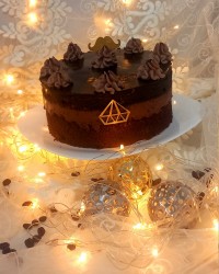 چیز کیک دوبل شکلاتی شکلاتی