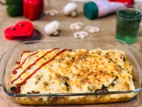 لازانیا با مرغ