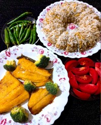 باقالی پلو با ماهی