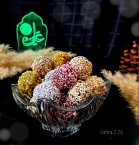 توپک خرمایی مغز دار