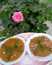 حلوا و آخرین عکس سفره افطار