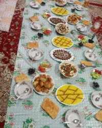 سفره افطار شب نوزدهم ماه رمضان