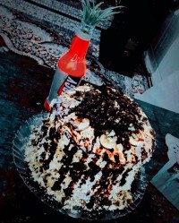 کیک موز وگردو