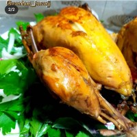 مرغ شکم پر بدون فر