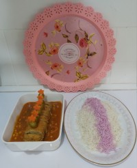 رولت مرغ و قارچ پنیری