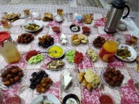 سفره افطاری ۲۳رمضان