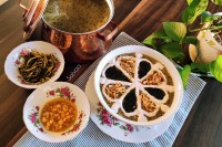 آش گوشت وبادمجان