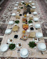 سفره افطاری شب 24رمضان