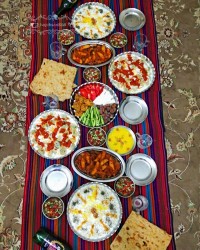 آشک آشکشیده قورمه دسترخوان hajehsan??