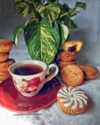 کیک پای سیب بدون کره