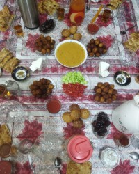 سفره افطاری روز ۲۶رمضان