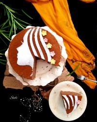 کیک شیر شکلاتی
