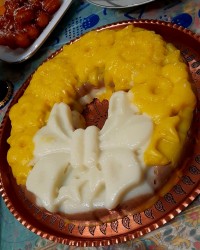دسر مشکوفی سه رنگ