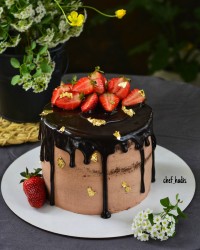 کیک شیفون شکلاتی