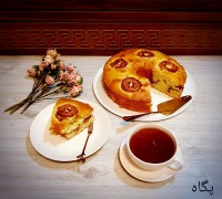 کیک سیب دارچین